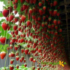 Клубника ампельная Анастасия купить по цене от 370р. в интернет-магазине «Посадика» с доставкой почтой в в Бавлые и по всей России – [изображение №1].